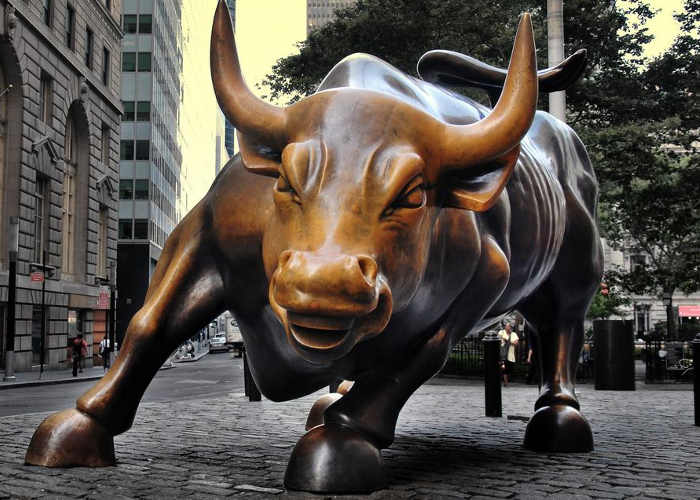 stock exchange bull